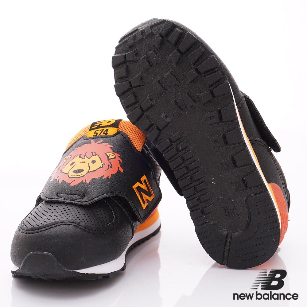 New Balance - NB紐巴倫童鞋-574系列機能學步鞋(寶寶段)-黑-獅子