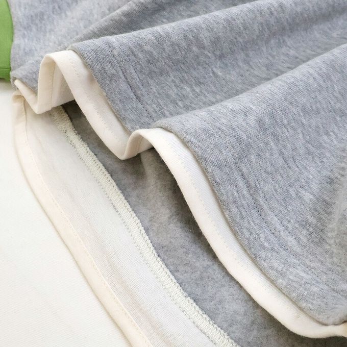 日本 ZOOLAND - 俏皮動物滑板車裏毛長袖上衣-灰