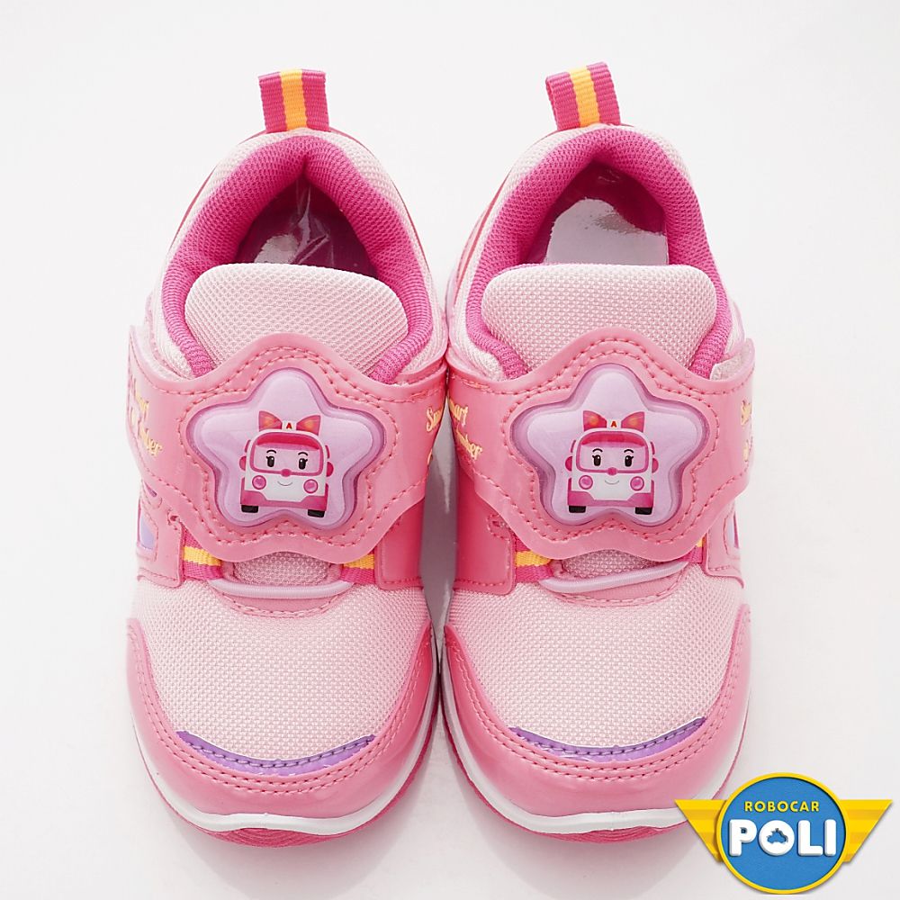 POLI 波力救援小英雄 - 台灣製POLI電燈運動鞋(中小童段)-運動鞋-粉