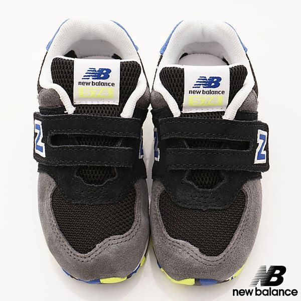 New Balance - New Balance慢跑鞋-574機能慢跑款(小童段)-黑