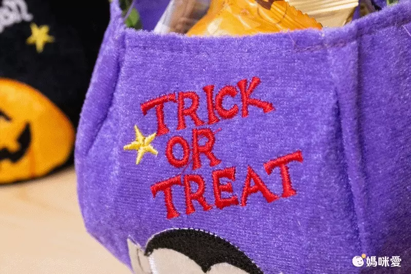 萬聖搗蛋糖果袋-吸血鬼-紫色 (26x11cm)