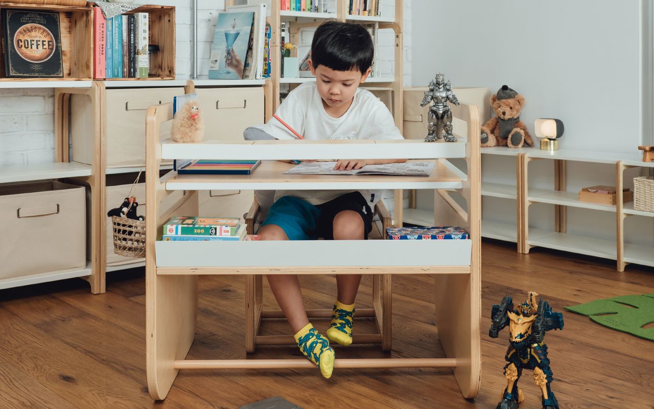 募資超過1700萬！台灣製造【走走家具 兒童成長桌椅】