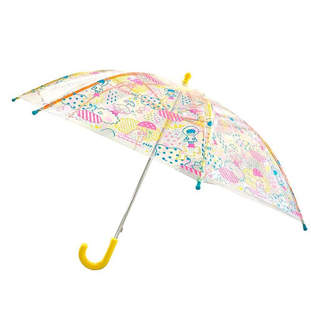 日本Caetla - Evereon 可替換式環保兒童傘-日本設計師萌萌款-黃色 (45cm)