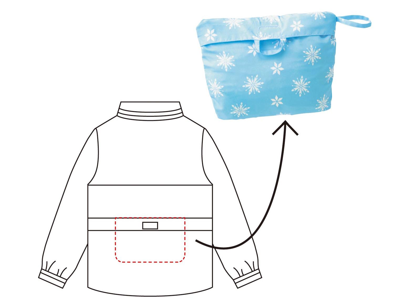 日本千趣會 - 迪士尼防風連帽外套(可拆帽/可收納)-CARS-經典紅黑