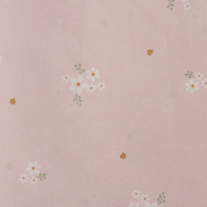 akachan honpo - 長袖防髒衣-小花-粉紅色 (80~90cm)