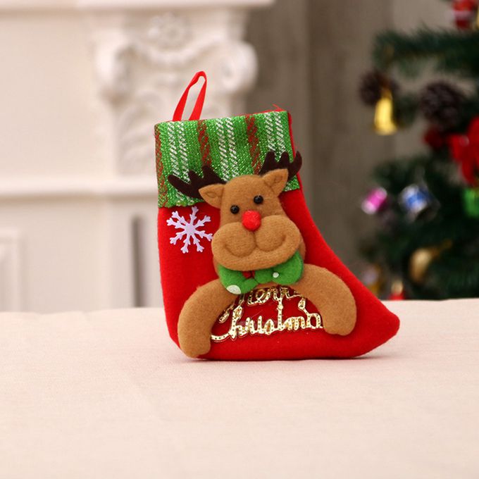 Vanibaby - 聖誕襪 小號 16cm 四入組-款式隨機