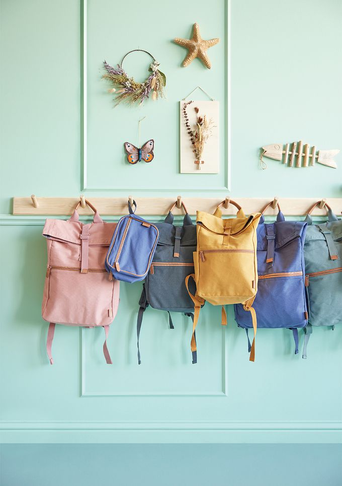 荷蘭 FRESK - 北歐風設計輕量後背包-乾燥玫瑰粉