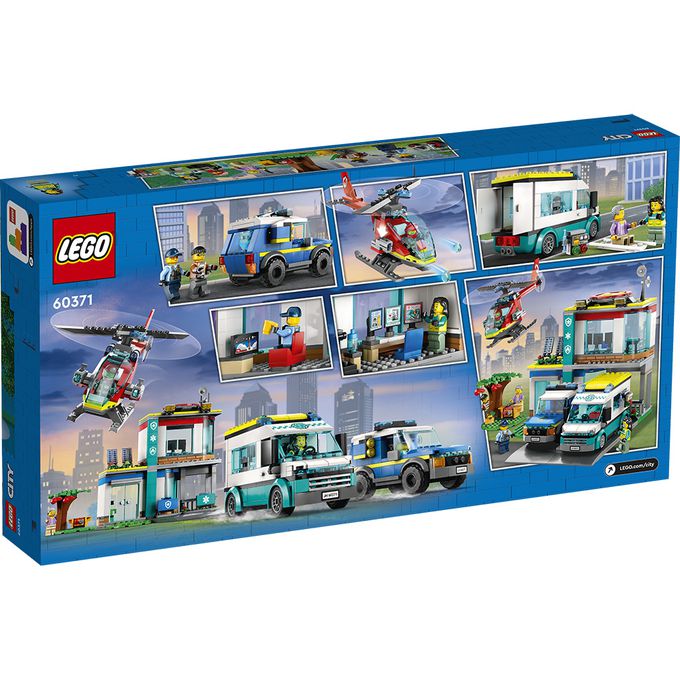 樂高 LEGO - 樂高積木 LEGO《 LT60371 》City 城市系列 - 緊急救援交通工具總部