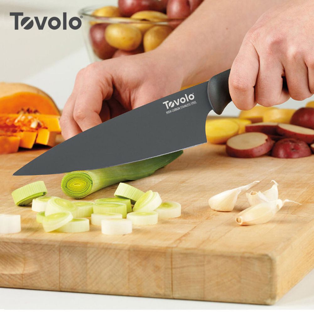 美國 Tovolo - 舒適握感不鏽鋼主廚刀-17cm