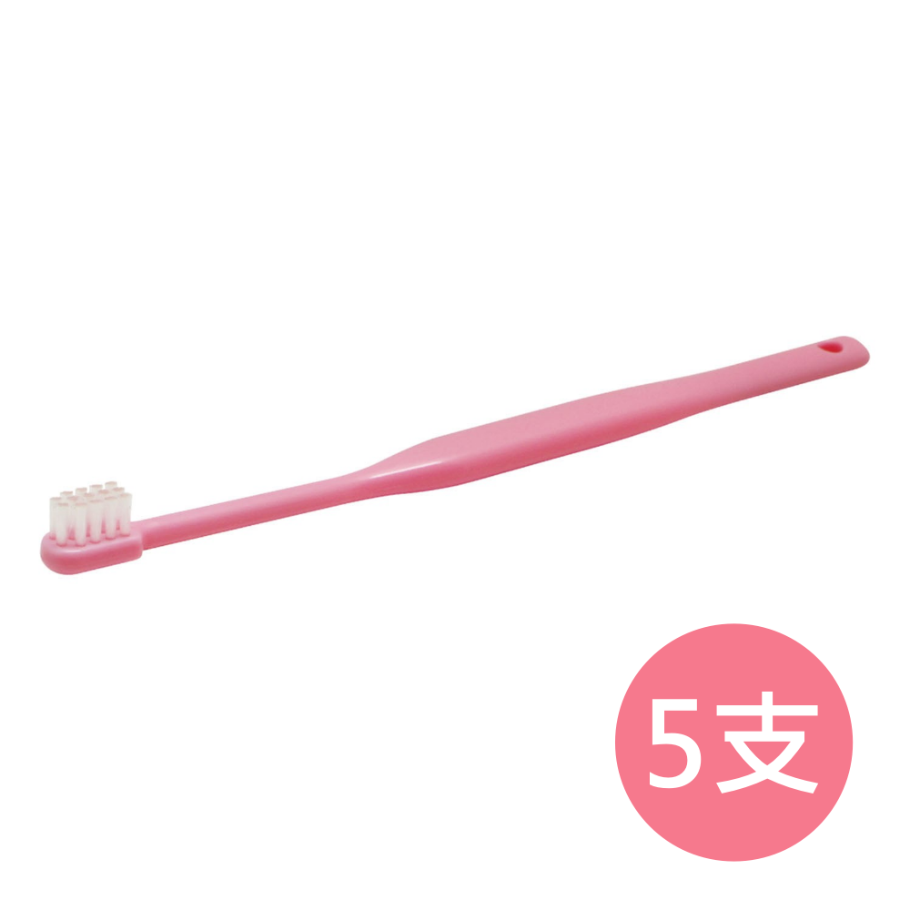 akachan honpo - 牙刷0～2歲-5支入-粉色
