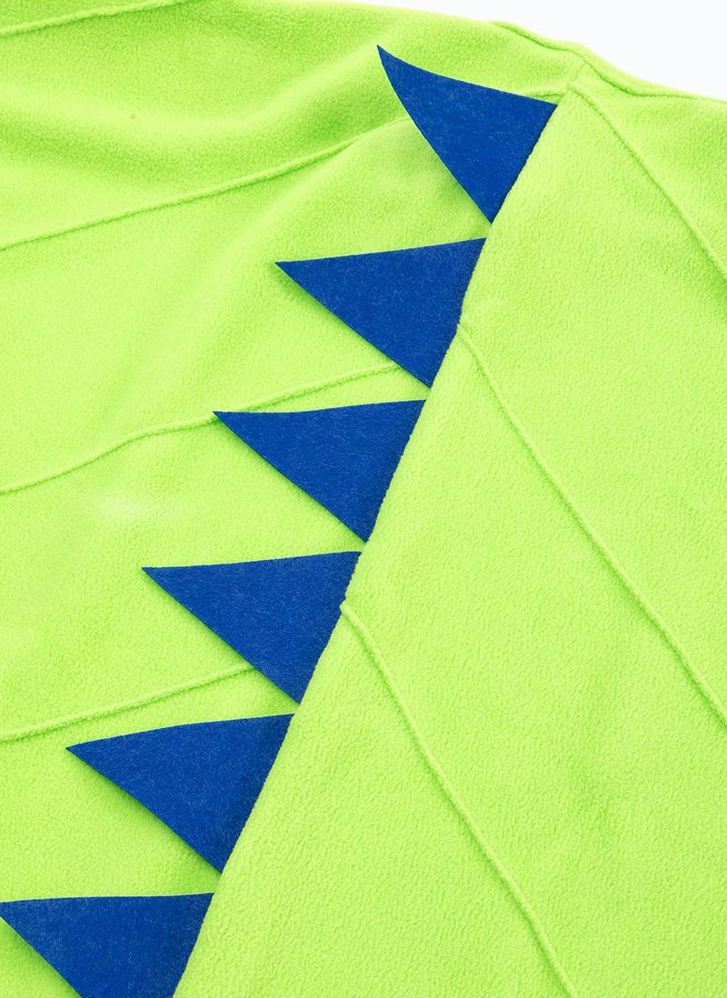 韓國 OZKIZ - 恐龍披風面具頭套3件組-綠 (FREE)