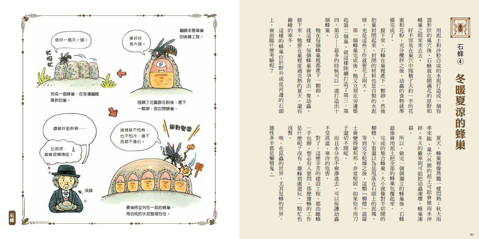 法布爾老師的昆蟲教室：認識昆蟲的本能