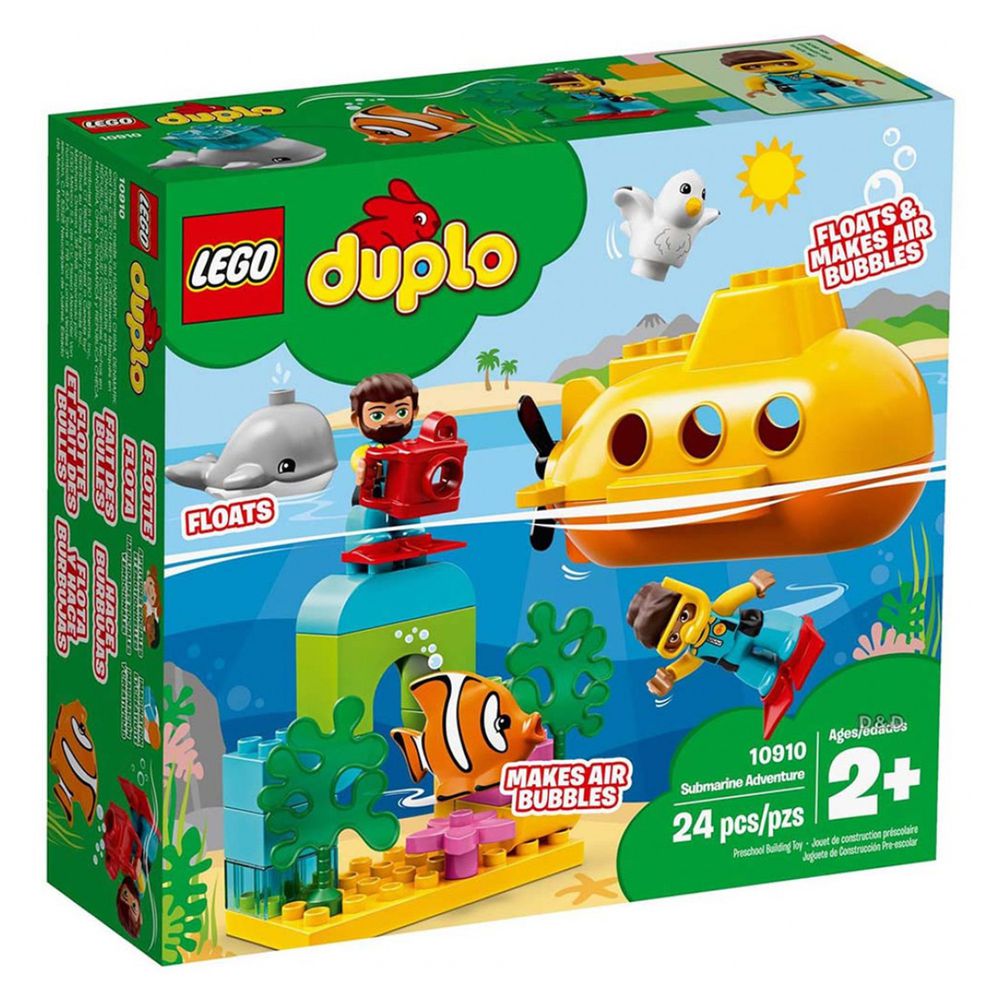 樂高 LEGO - 樂高 Duplo 得寶幼兒系列 - 潛水艇探險 10910-24pcs