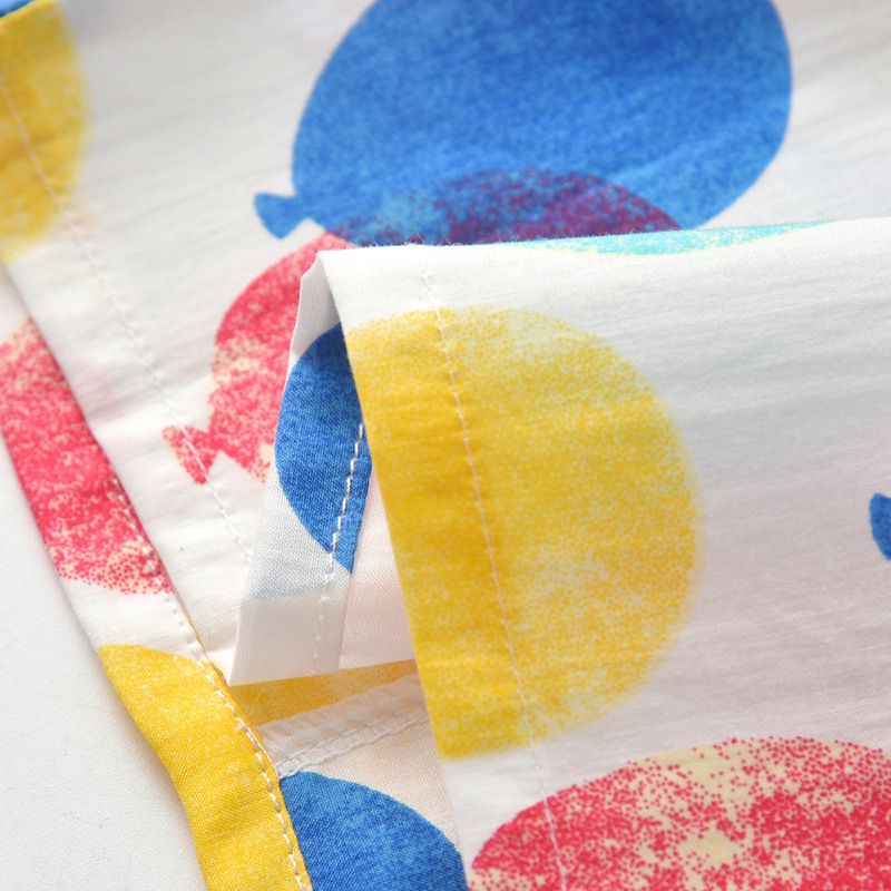 小紳士短袖襯衫套裝-大花渲染款-白+綠+深灰色