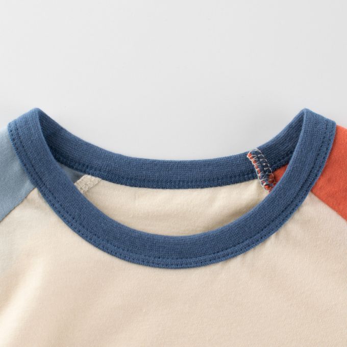 短袖棉T-太空計畫-杏+藍+粉