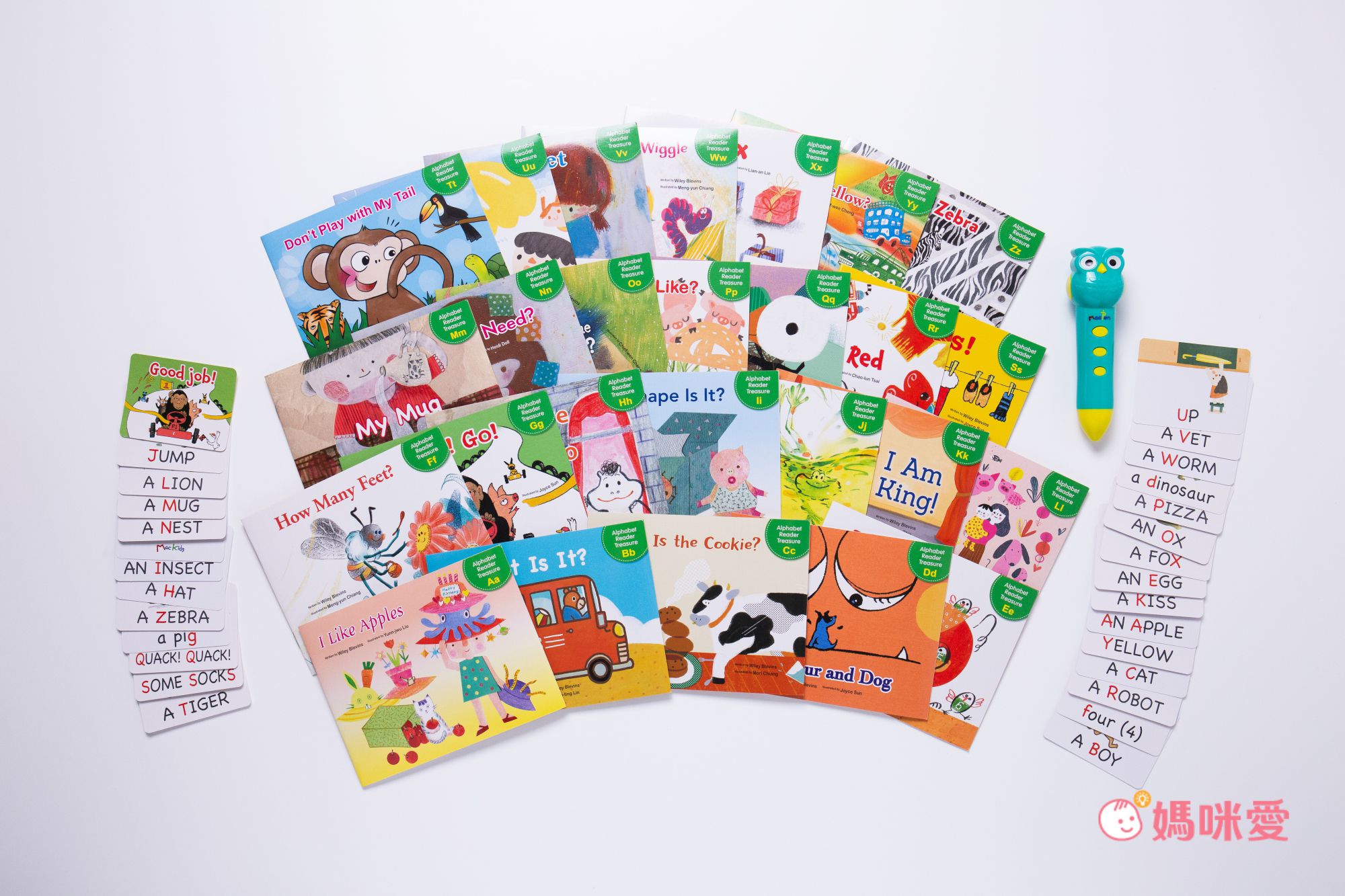 麥克兒童外文書店 - 【ART字母繪本・進階套組】ALPHABET READER TREASURE+【常見字讀本】SIGHT WORD READER