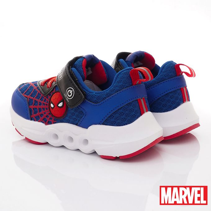 漫威蜘蛛人-蜘蛛人減壓吸震電燈鞋MNKX24216藍(中大童)-電燈鞋-藍