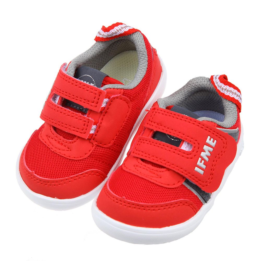 日本IFME - 輕量系列活力紅寶寶機能學步鞋-紅色