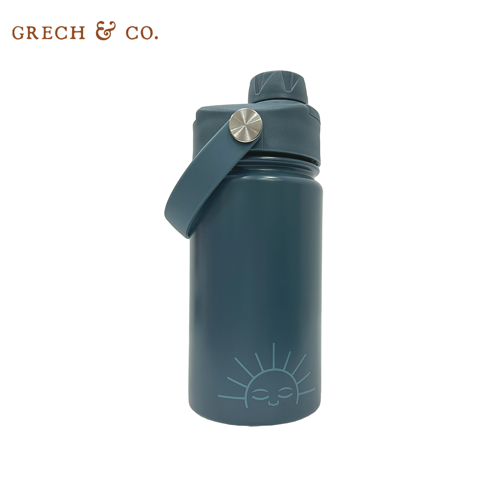 丹麥Grech&Co. - 不銹鋼直飲水壺-海霧藍 (420ml)