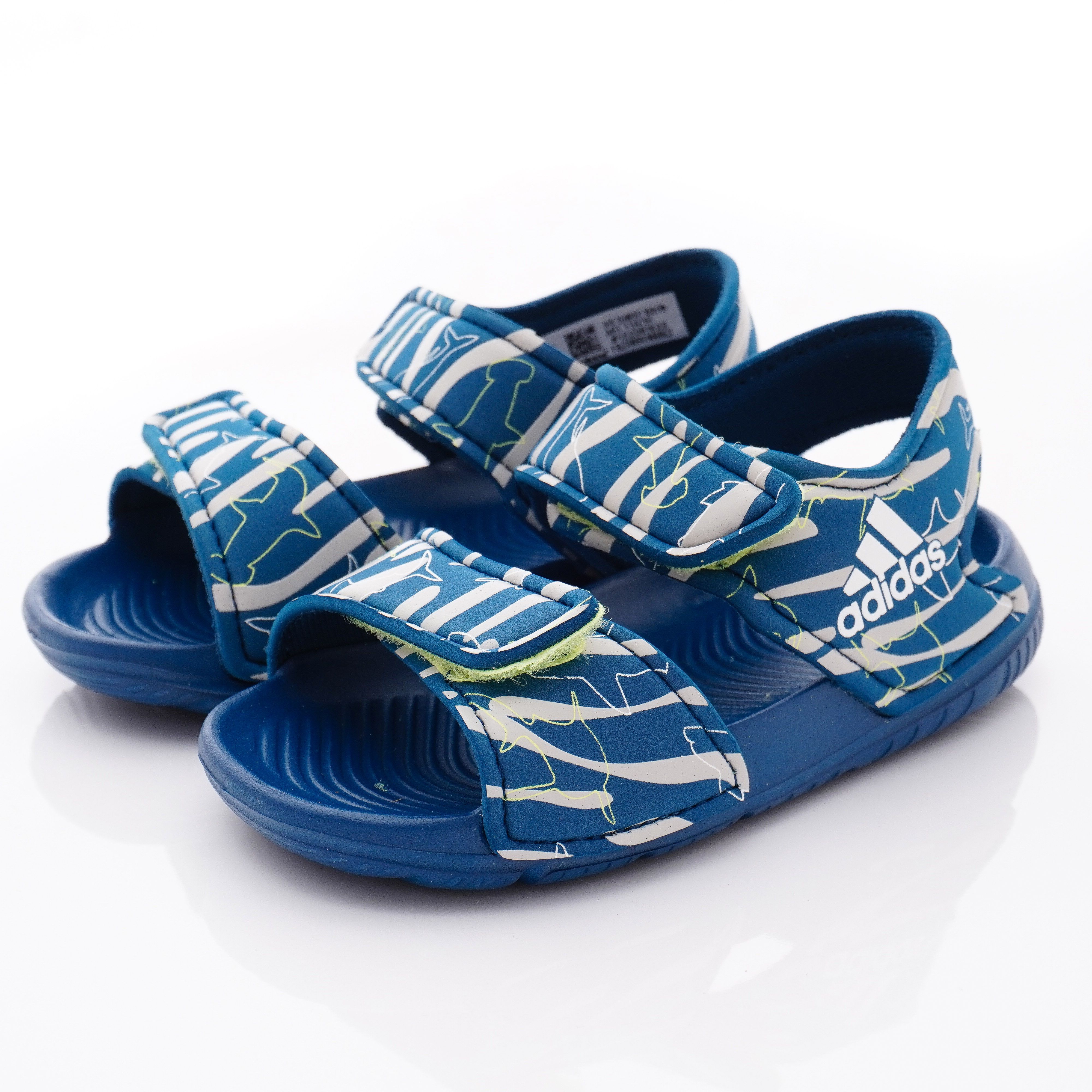 ADIDAS - ADIDAS涼鞋-輕量雙絆帶涼拖鞋(小童款)袋裝-藍