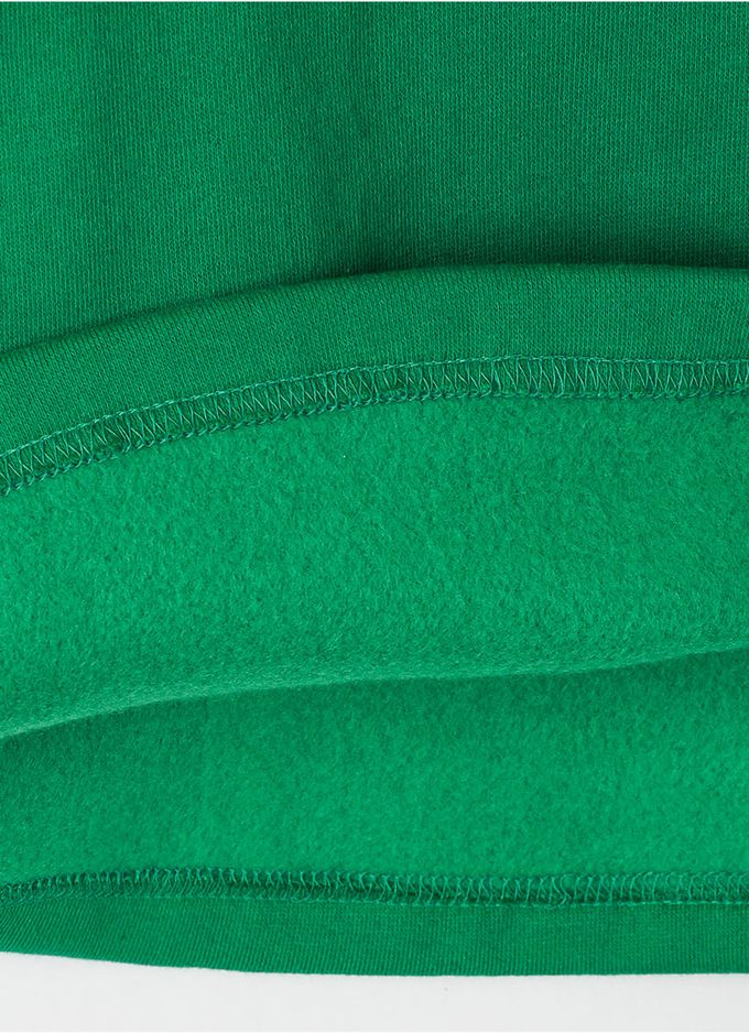 韓國 OZKIZ - (可拆式領)毛絨領結內磨毛洋裝/聖誕-綠