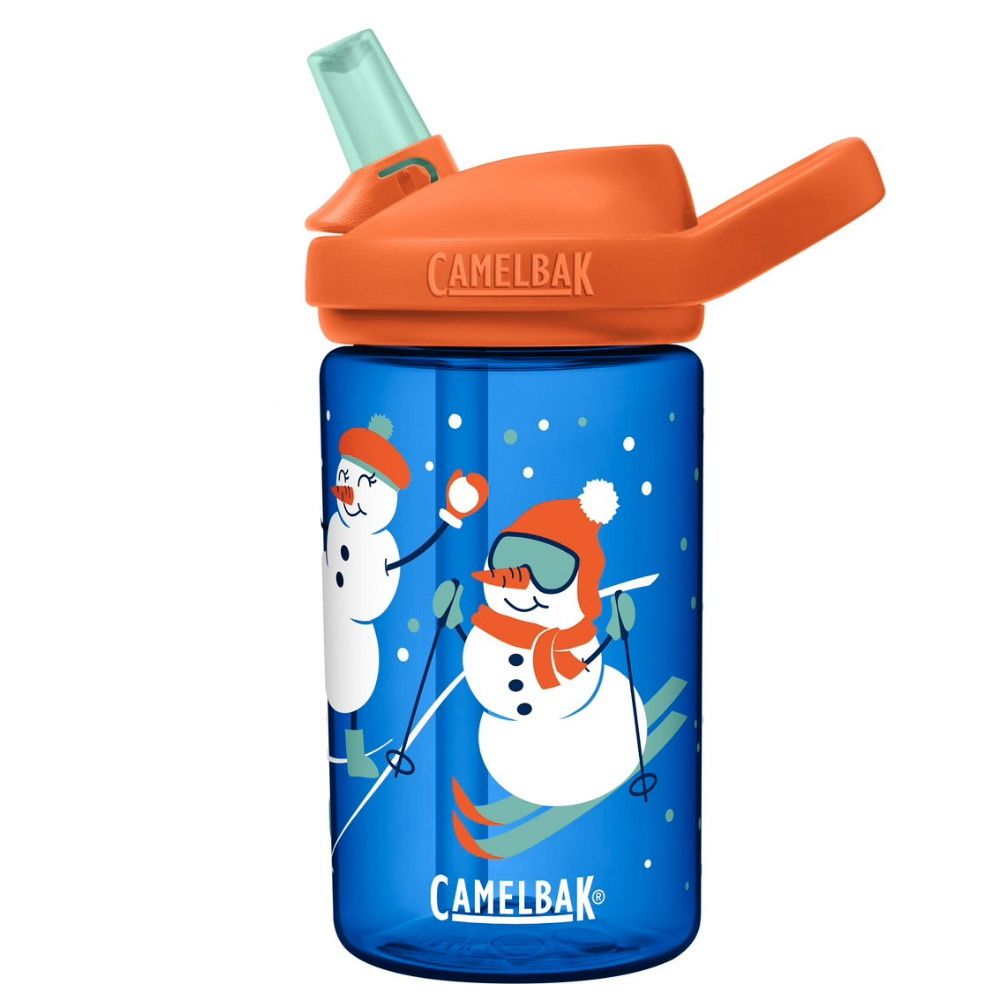 CamelBak - EDDY+ 兒童吸管運動水瓶-雪人雪橇 (400ml)-156g