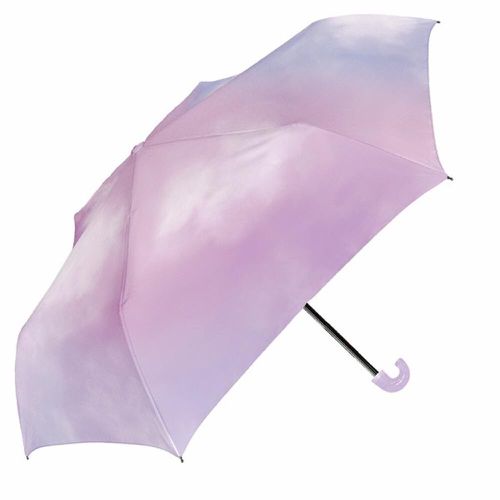 日本中谷 - 暈染雲朵兒童折疊傘-紫粉 (50cm)