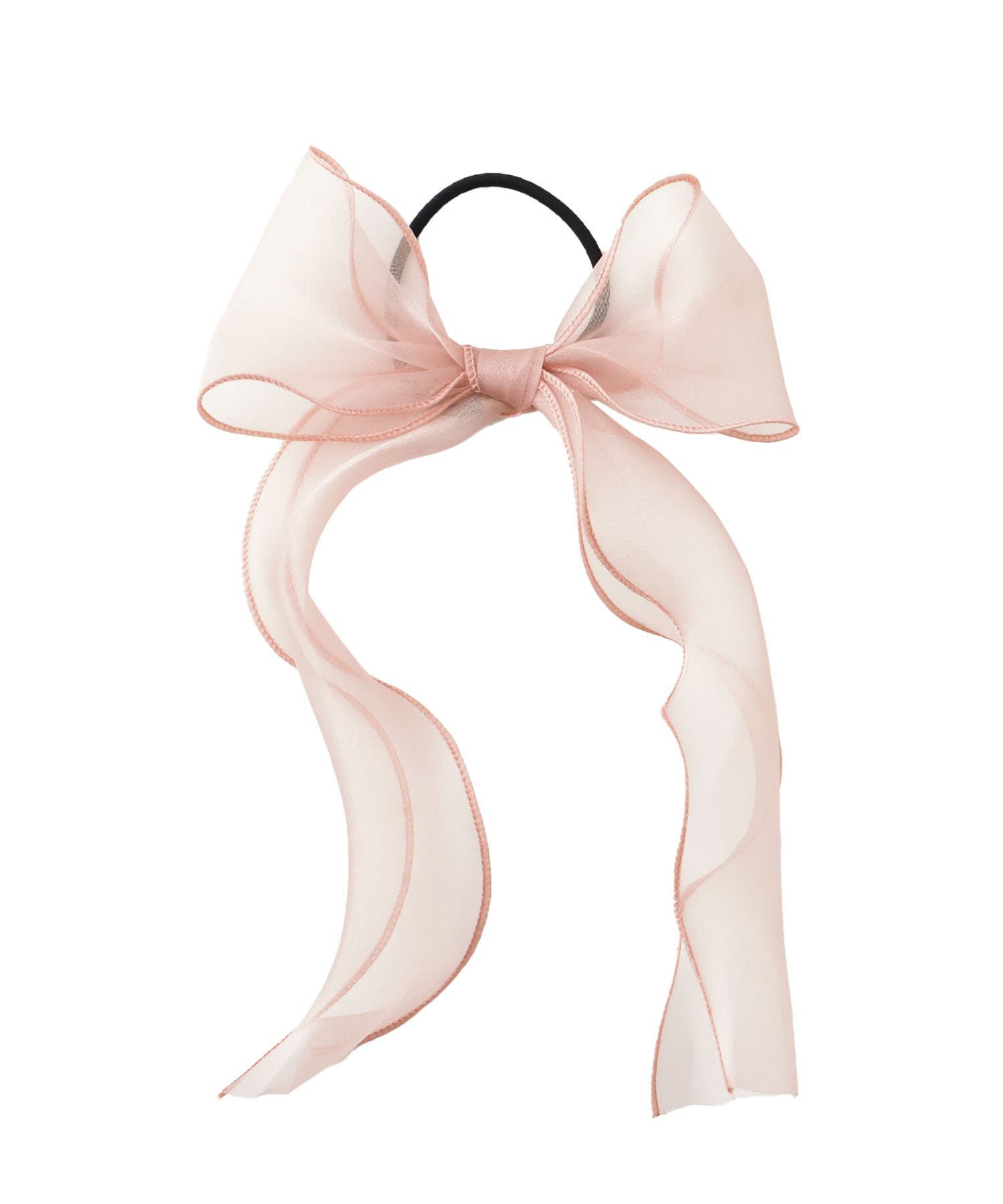 日本 Lattice - 夢幻立體蝴蝶結髮圈-黑籃