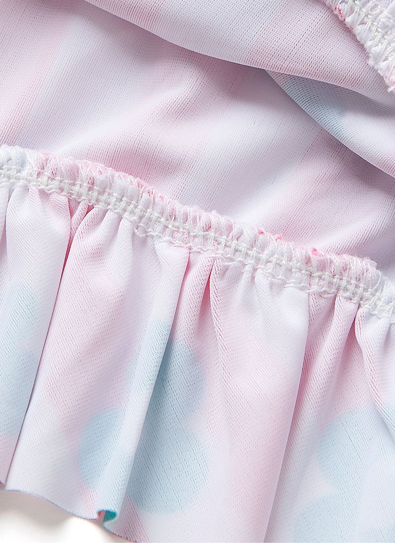 韓國 OZKIZ - 抗UV防曬兒童泳裝-三件組-條紋花