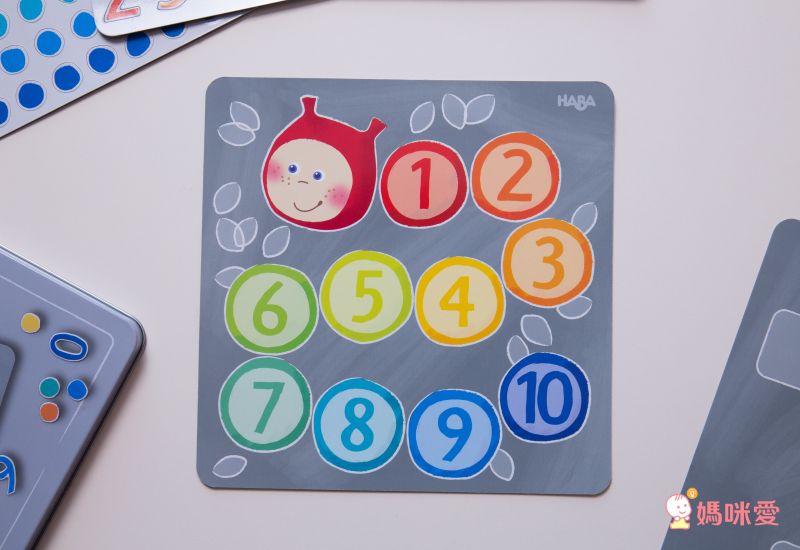 德國HABA - 學習磁鐵遊戲鐵盒組-數學123