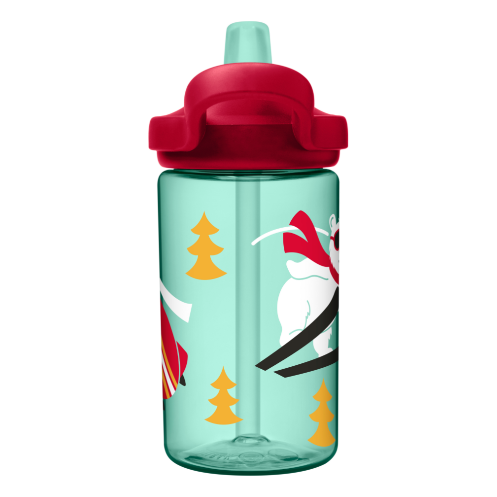 CamelBak - EDDY+ 兒童吸管運動水瓶-滑雪動物-400ml