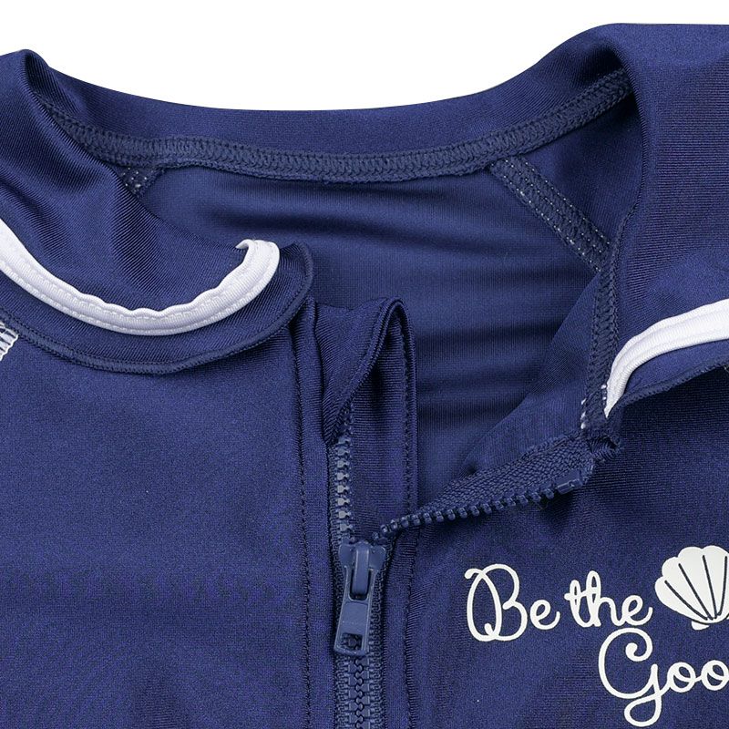 akachan honpo - 長袖防曬泳衣-水手風-深藍色