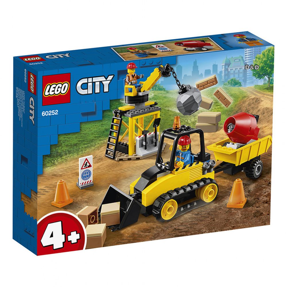 樂高 LEGO - 樂高 CITY 城市系列 - 工程推土機 60252-126pcs