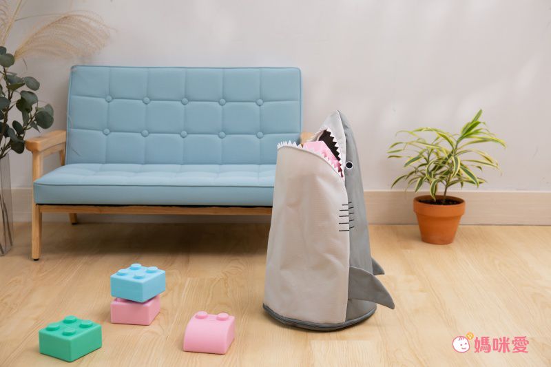 日本 Seto Craft - 動物造型直立式置物袋/收納袋-鯊魚