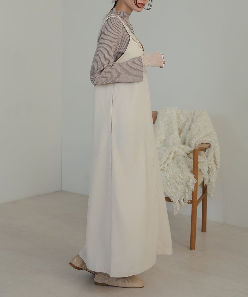 日本 Bab - 2WAY設計修身背心裙-水藍