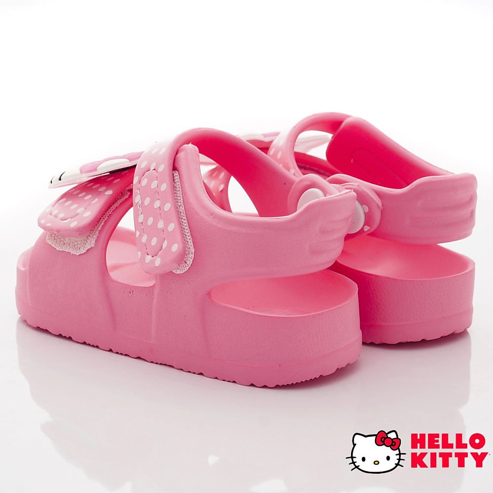 HELLO KITTY - 台灣製可愛凱蒂貓休閒涼鞋(中小童段)-粉