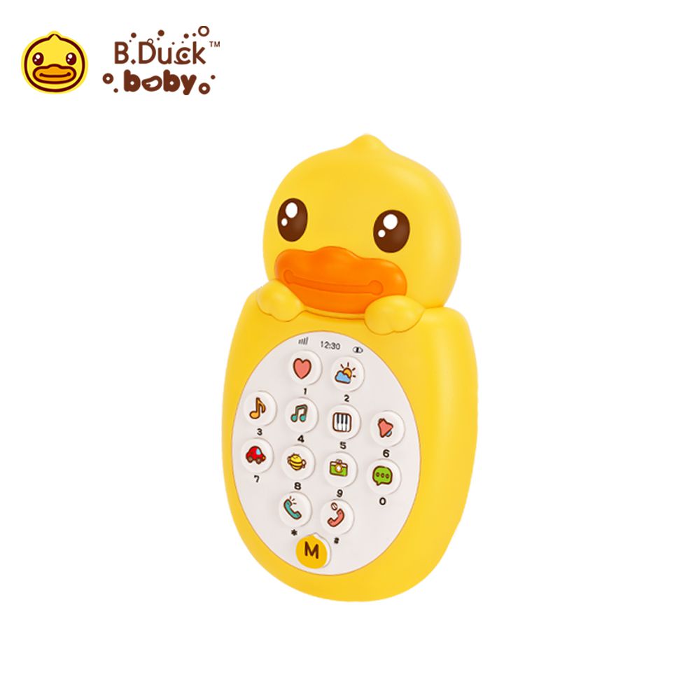 B.Duck 小黃鴨 - 寶寶音樂手機-黃色