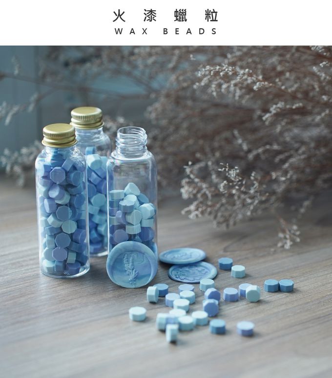 HAPPYMT - 火漆蠟粒大罐裝-日落前的海岸線-淡藍紫色系