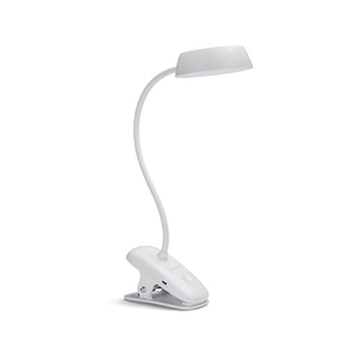 酷皓 LED USB 充電夾燈 66138-PD005-白