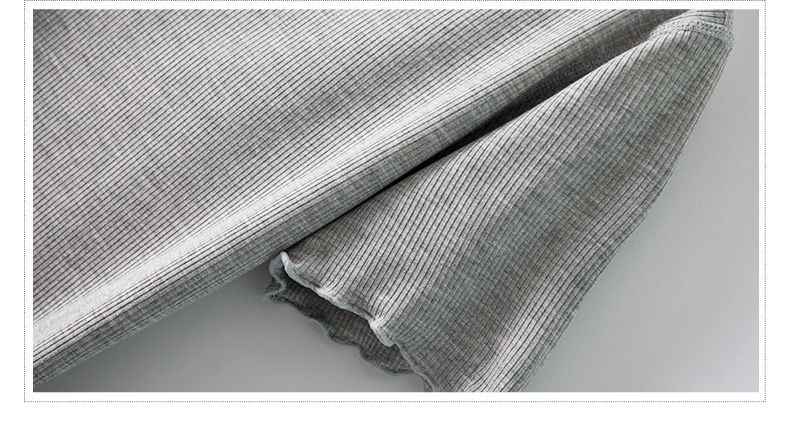 木耳邊圓領莫代爾Bra T短袖家居服套裝-粉色