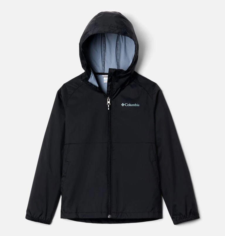 Columbia - 兒童輕量防風防水外套-Black 黑色