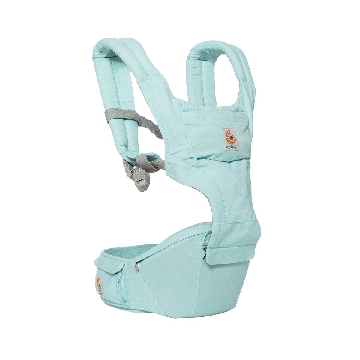 美國 ergobaby - 嬰兒坐墊式揹巾/揹帶-冰藍