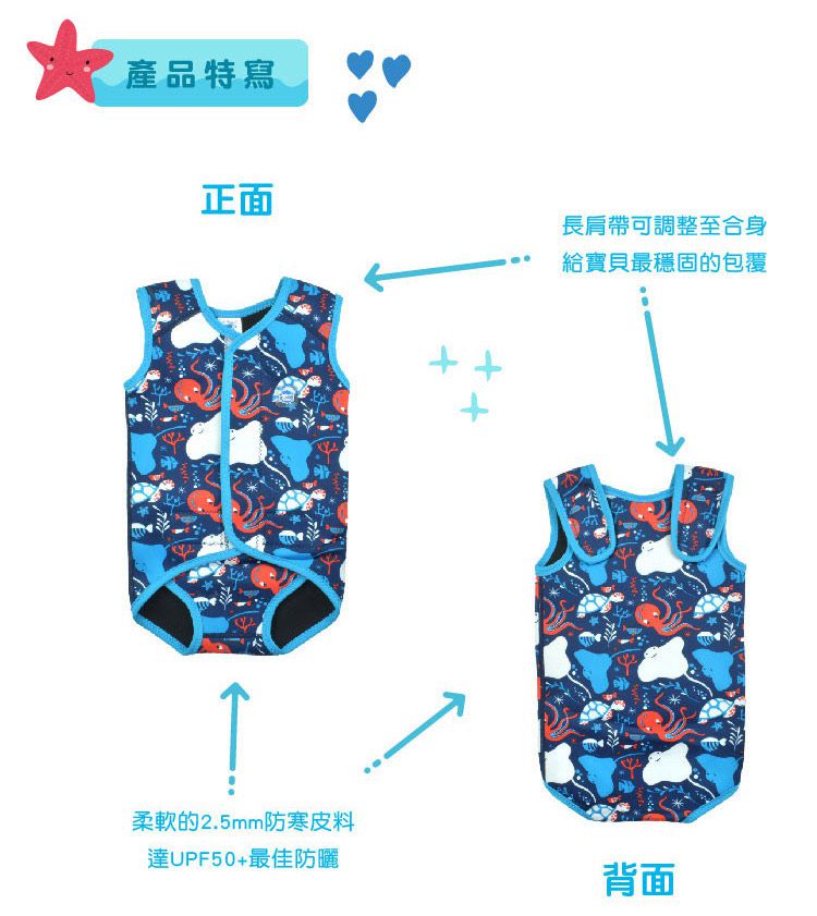 Splash About 潑寶 - 包裹式保暖泳衣-海底大冒險