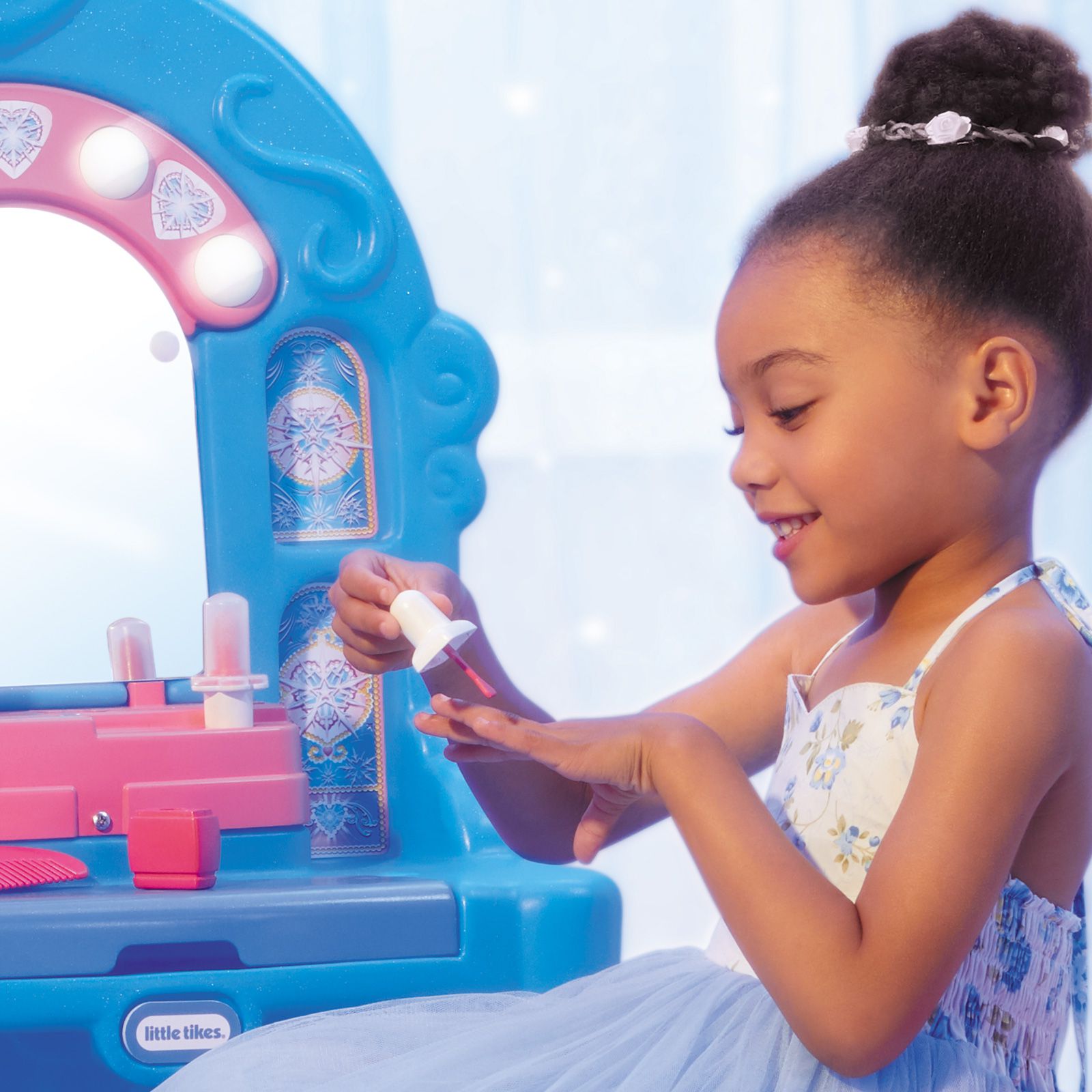 美國 Little Tikes - 冰雪公主化妝台