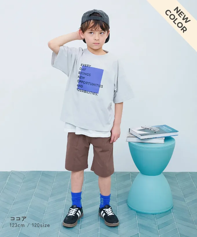 日本 devirock - [快乾防皺]可烘乾防污機能五分褲-可可