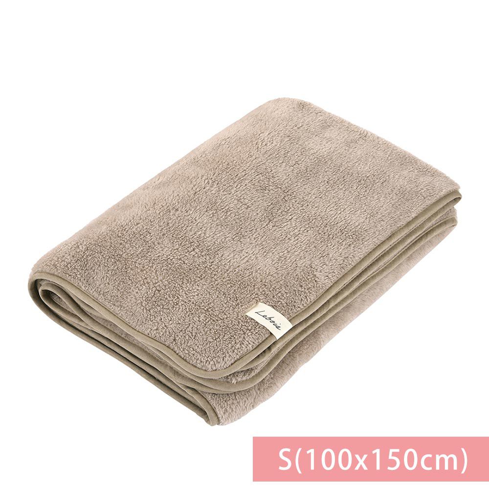 日本 DAIKAI - 極細纖維柔軟保暖毛毯/蓋毯-素色-沙杏 (S(100x150cm))