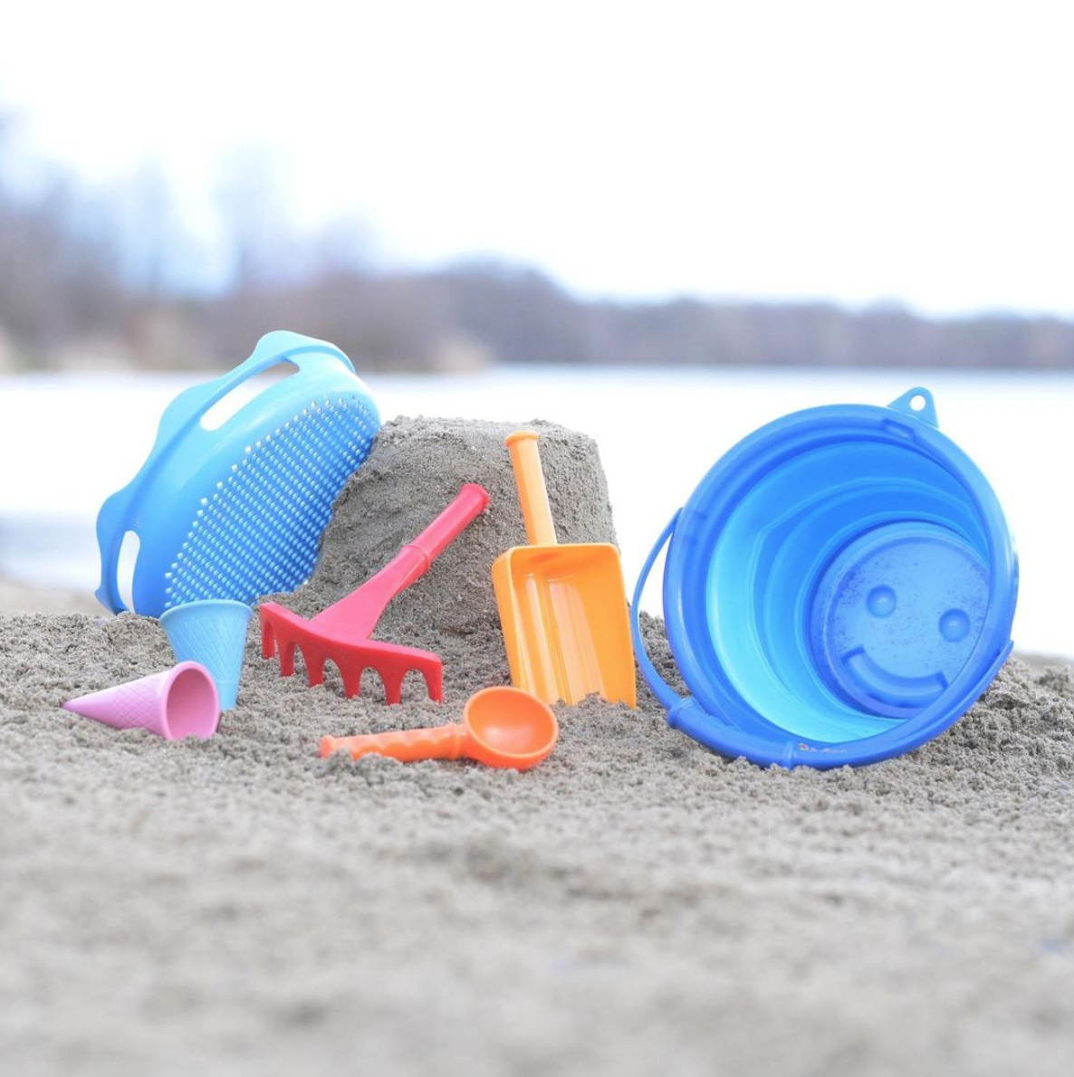 一咖搞定！7合1【德國COMPACTOYS】玩沙玩具