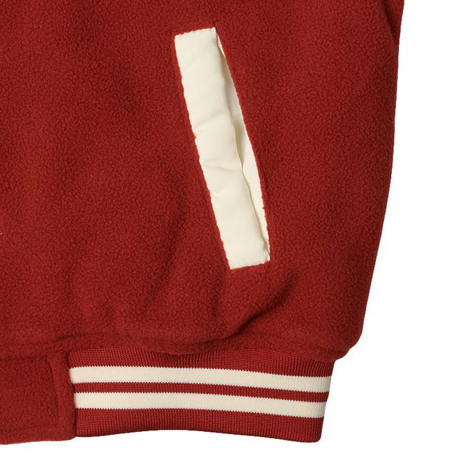 akachan honpo - 美式棒球外套-米奇&米妮-紅色