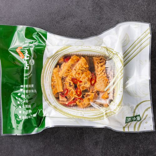 【胡同裏的心港點】冷凍 金錢牛肚-(300g/包)