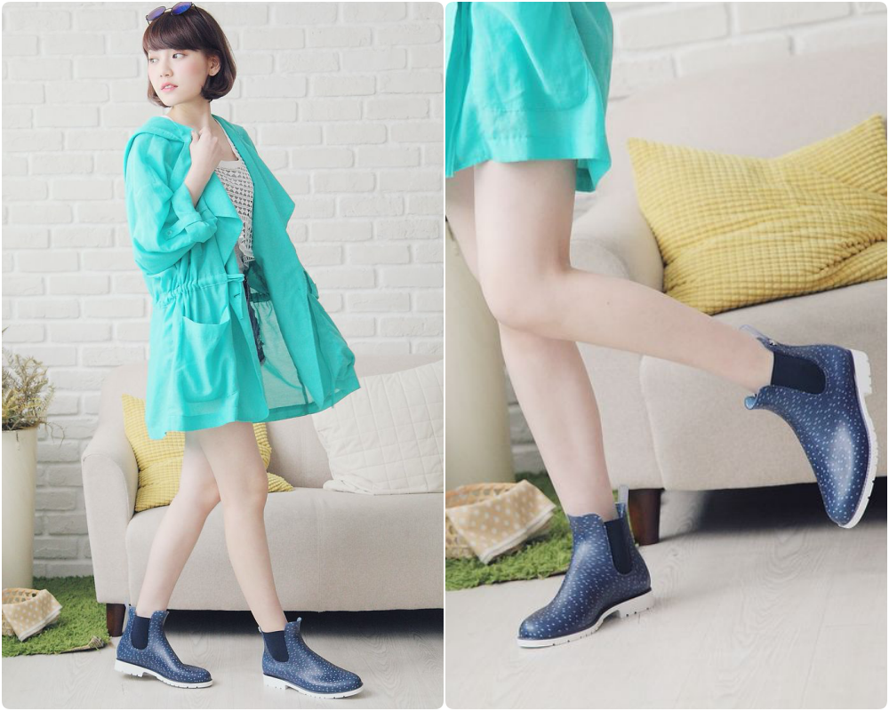 法國 Méduse 親子時尚雨靴/短靴/中筒靴